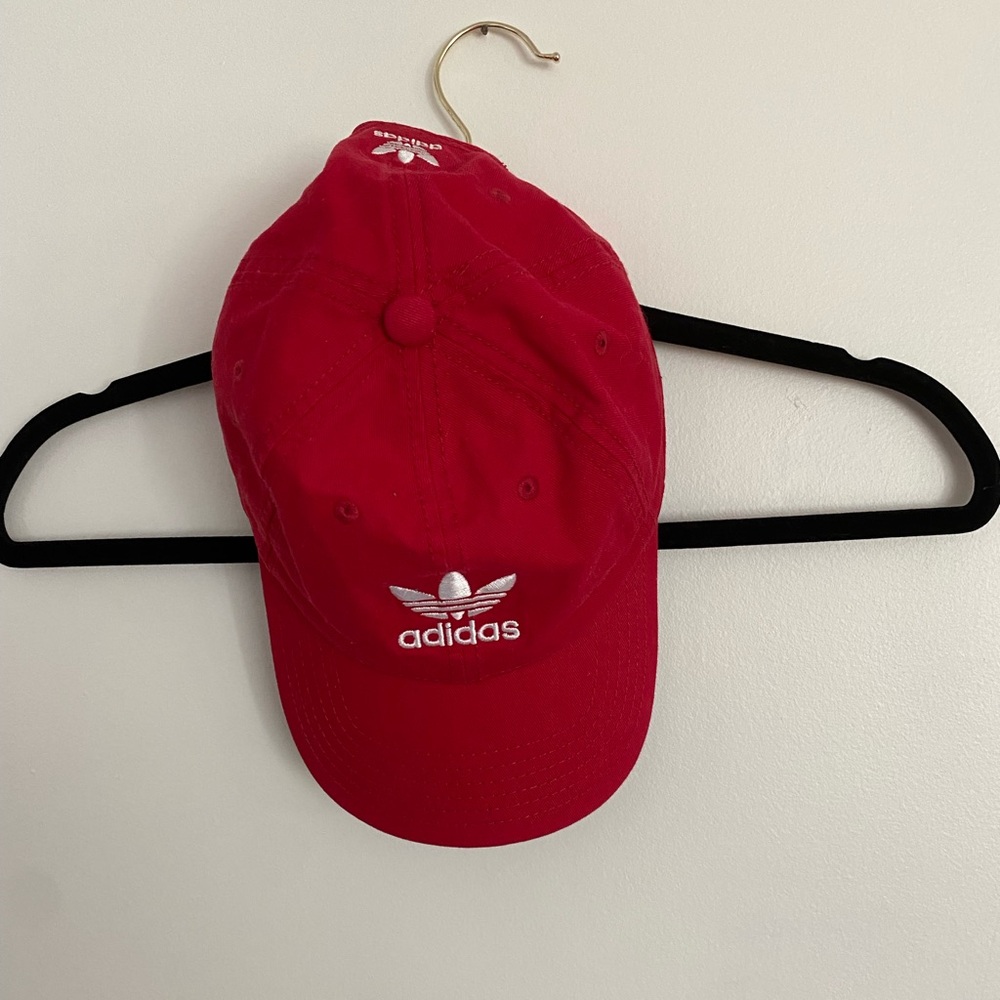 Red Adidas Baseball Cap